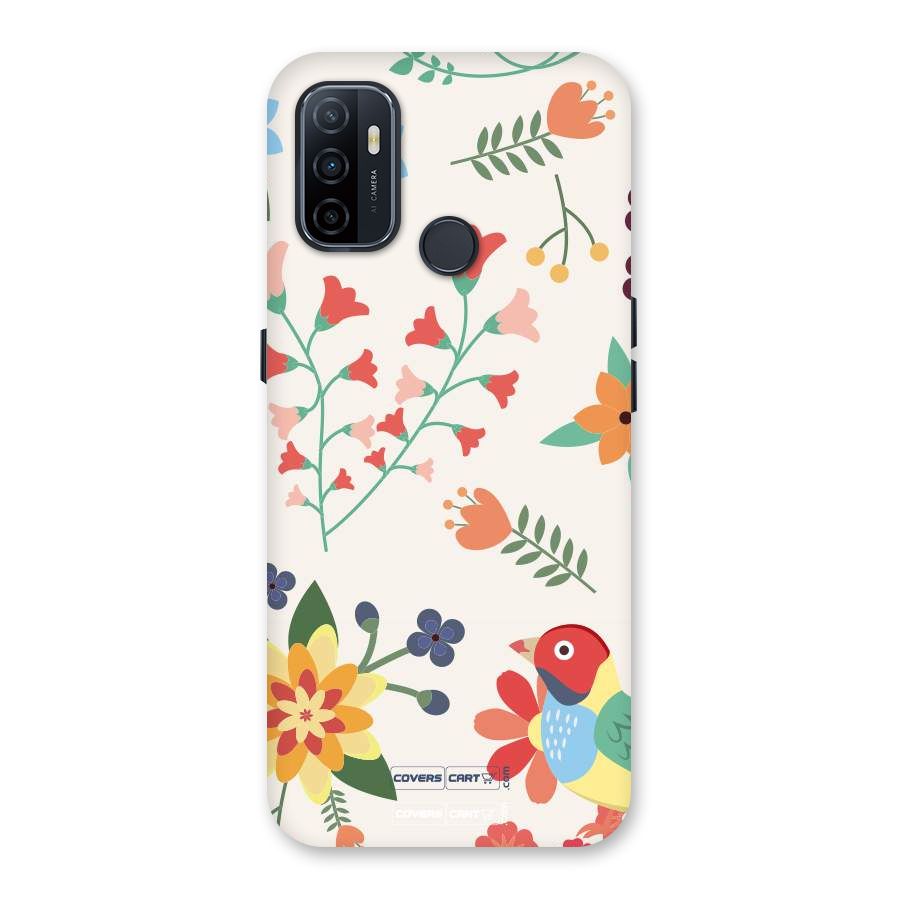 Spring Flowers Back Case for Oppo A32