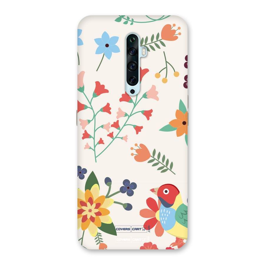 Spring Flowers Back Case for Oppo Reno2 F