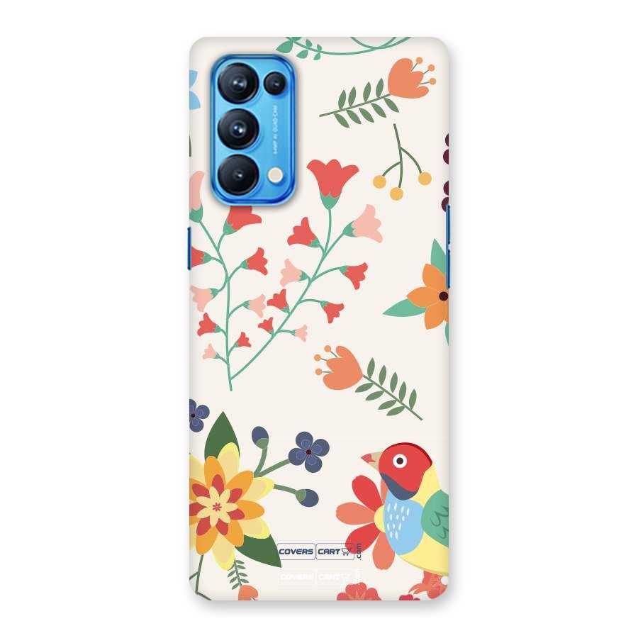 Spring Flowers Back Case for Oppo Reno5 Pro 5G