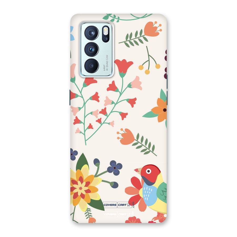 Spring Flowers Back Case for Oppo Reno6 Pro 5G