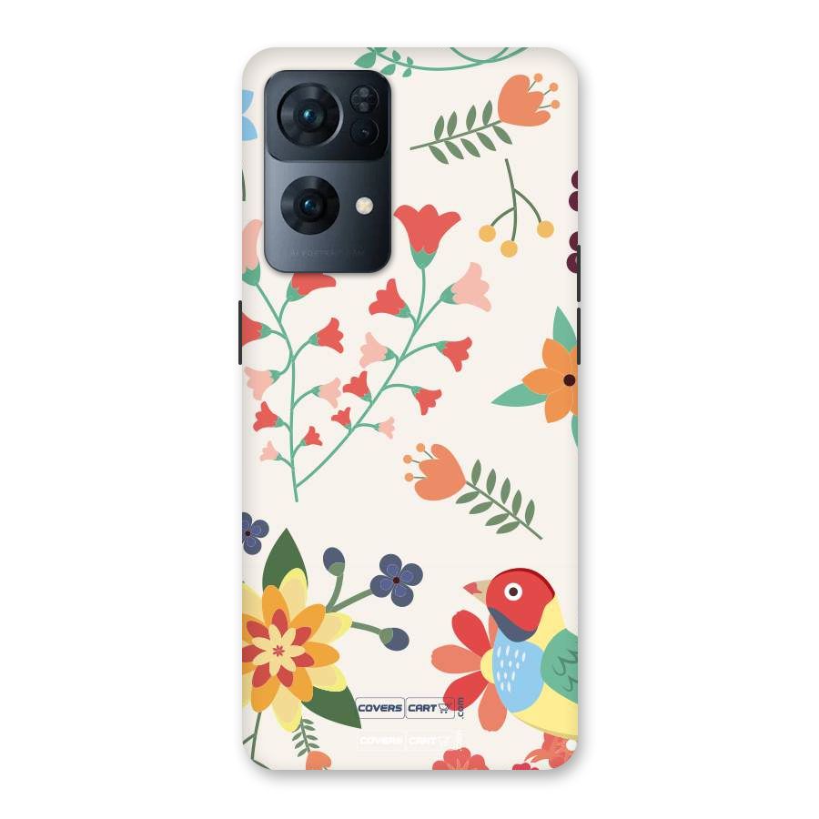 Spring Flowers Back Case for Oppo Reno7 Pro 5G