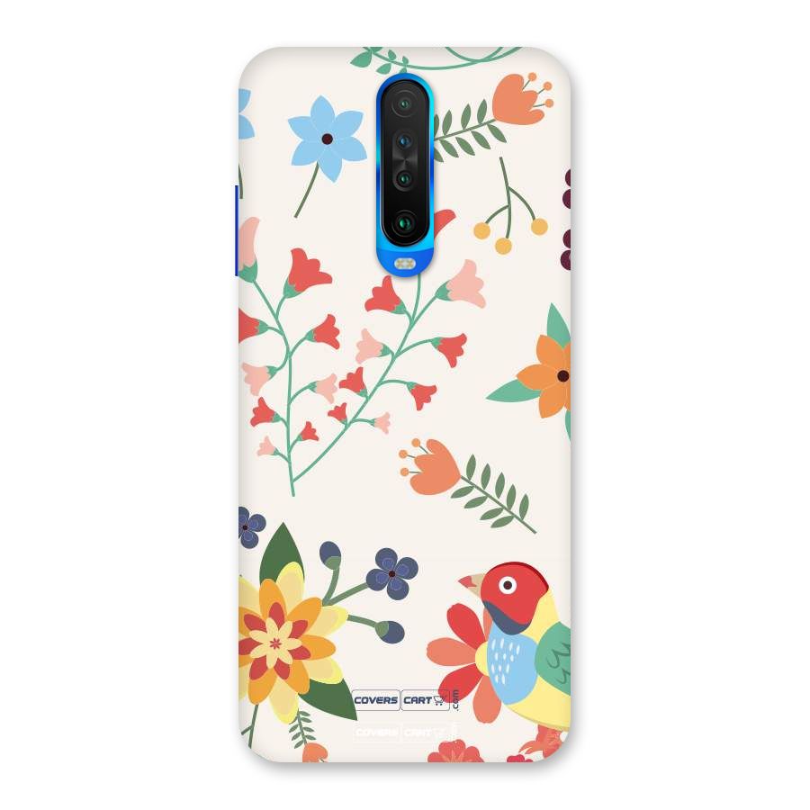 Spring Flowers Back Case for Poco X2