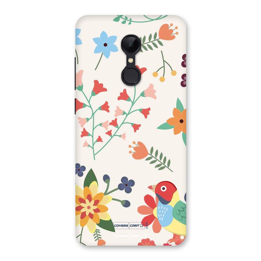 Spring Flowers Back Case for Redmi 5