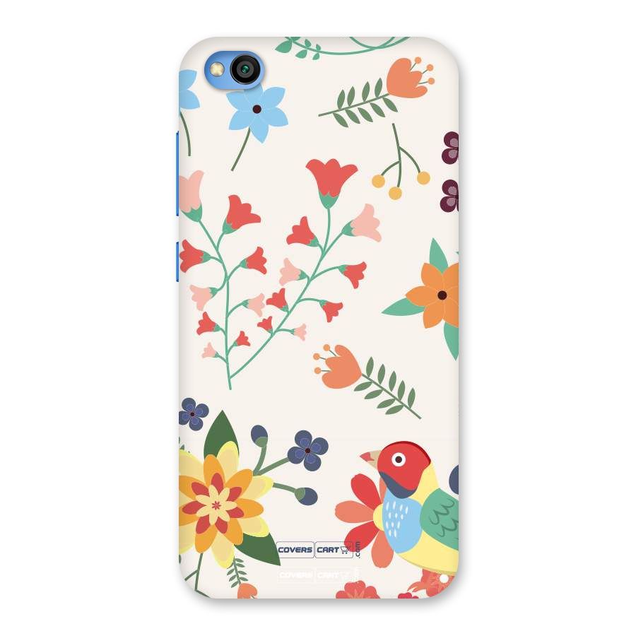 Spring Flowers Back Case for Redmi Go