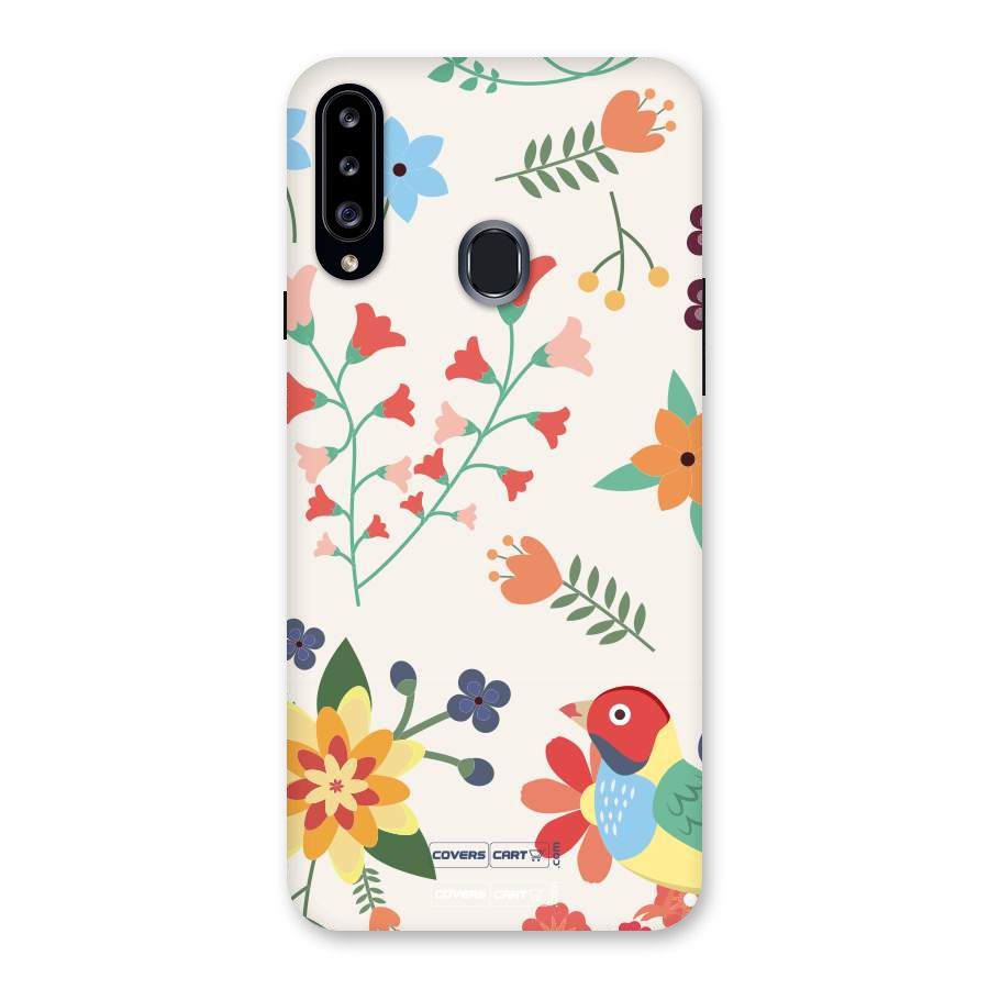 Spring Flowers Back Case for Samsung Galaxy A20s