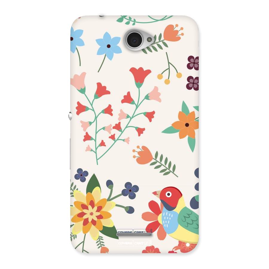 Spring Flowers Back Case for Sony Xperia E4