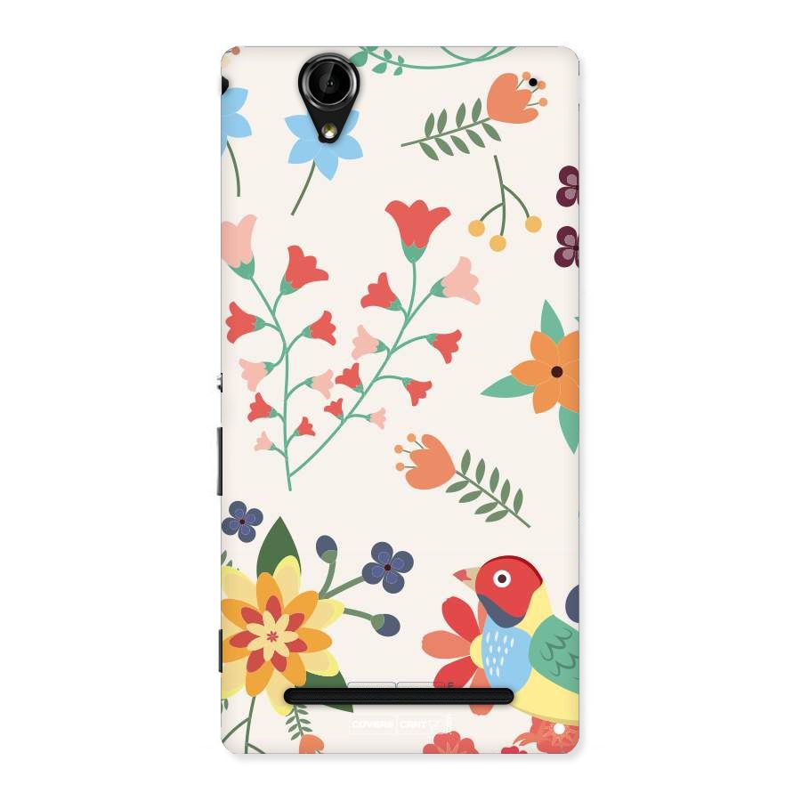 Spring Flowers Back Case for Sony Xperia T2