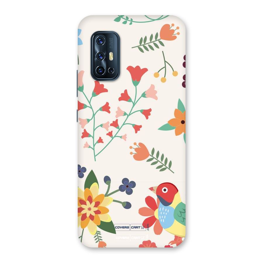 Spring Flowers Back Case for Vivo V17