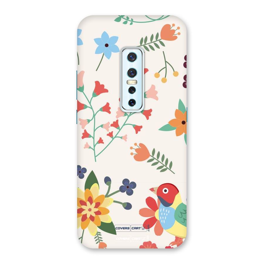 Spring Flowers Back Case for Vivo V17 Pro