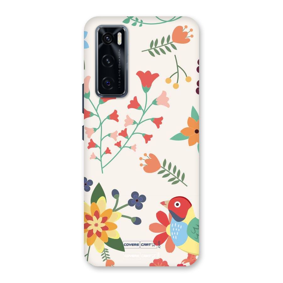 Spring Flowers Back Case for Vivo V20 SE
