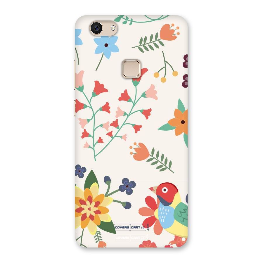 Spring Flowers Back Case for Vivo V7