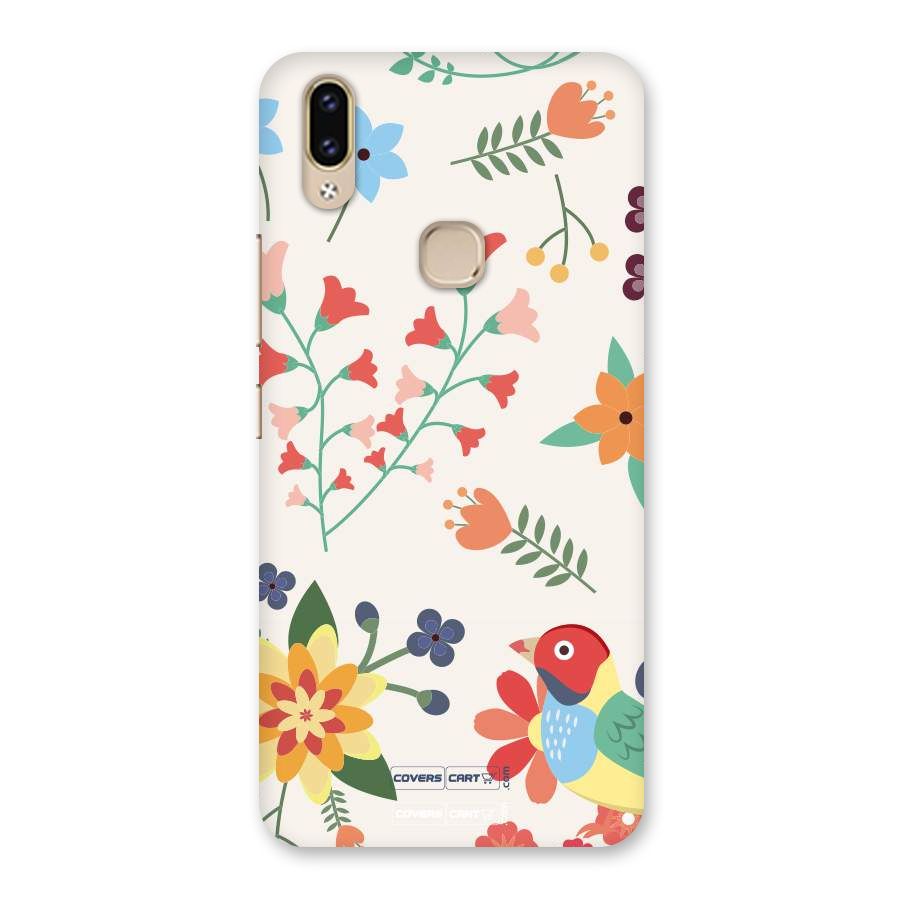 Spring Flowers Back Case for Vivo V9 Youth