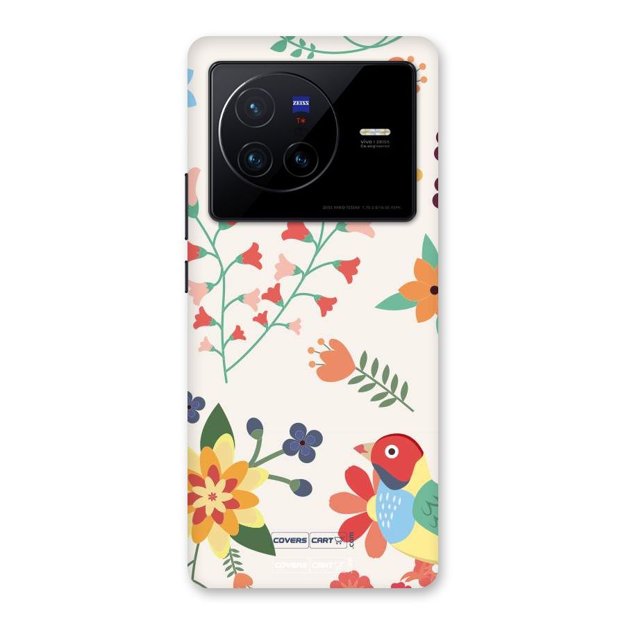 Spring Flowers Back Case for Vivo X80