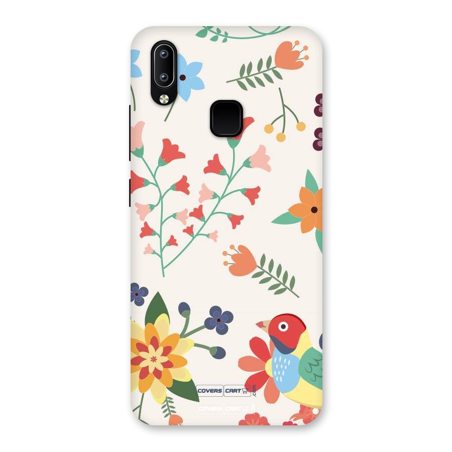Spring Flowers Back Case for Vivo Y93