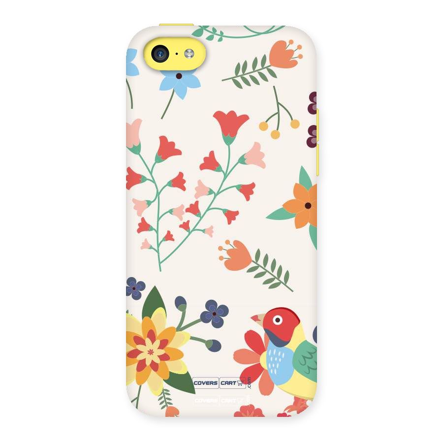 Spring Flowers Back Case for iPhone 5C