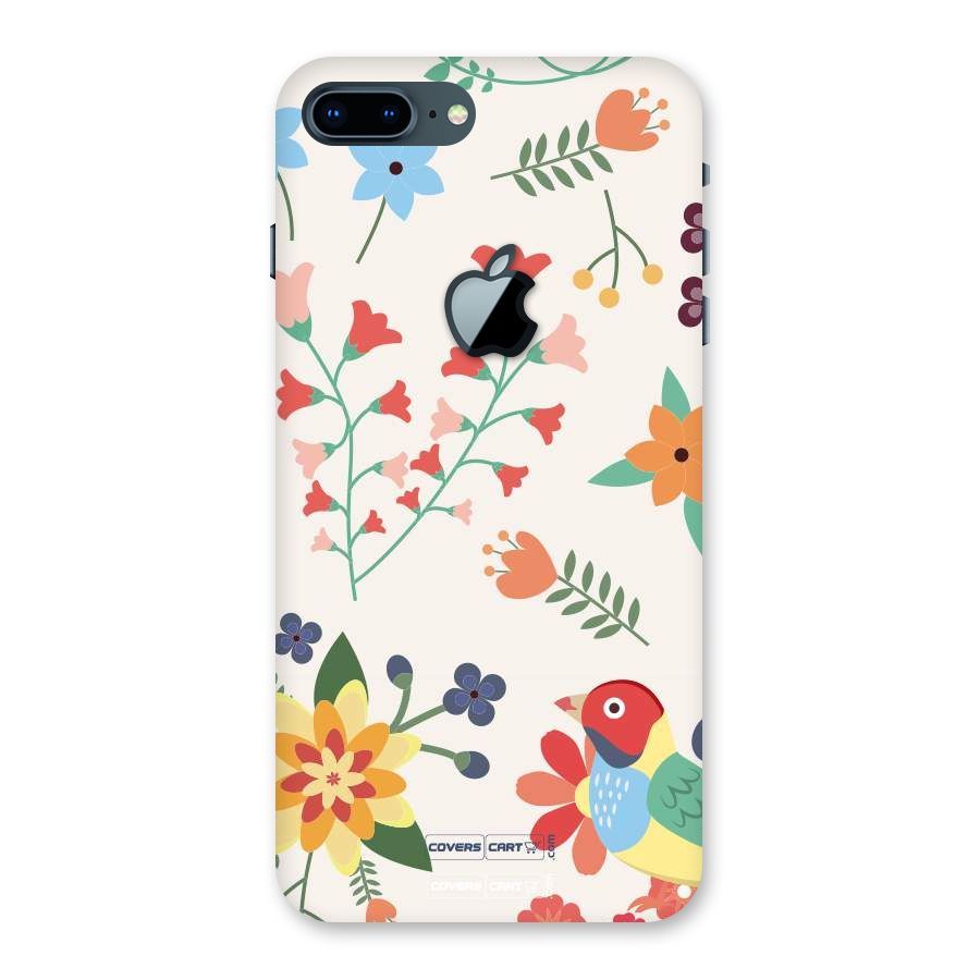 Spring Flowers Back Case for iPhone 7 Plus Apple Cut