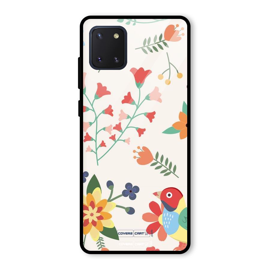 Spring Flowers Glass Back Case for Galaxy Note 10 Lite