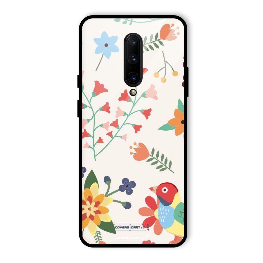 Spring Flowers Glass Back Case for OnePlus 7 Pro