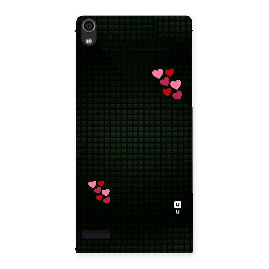 Square and Hearts Back Case for Ascend P6