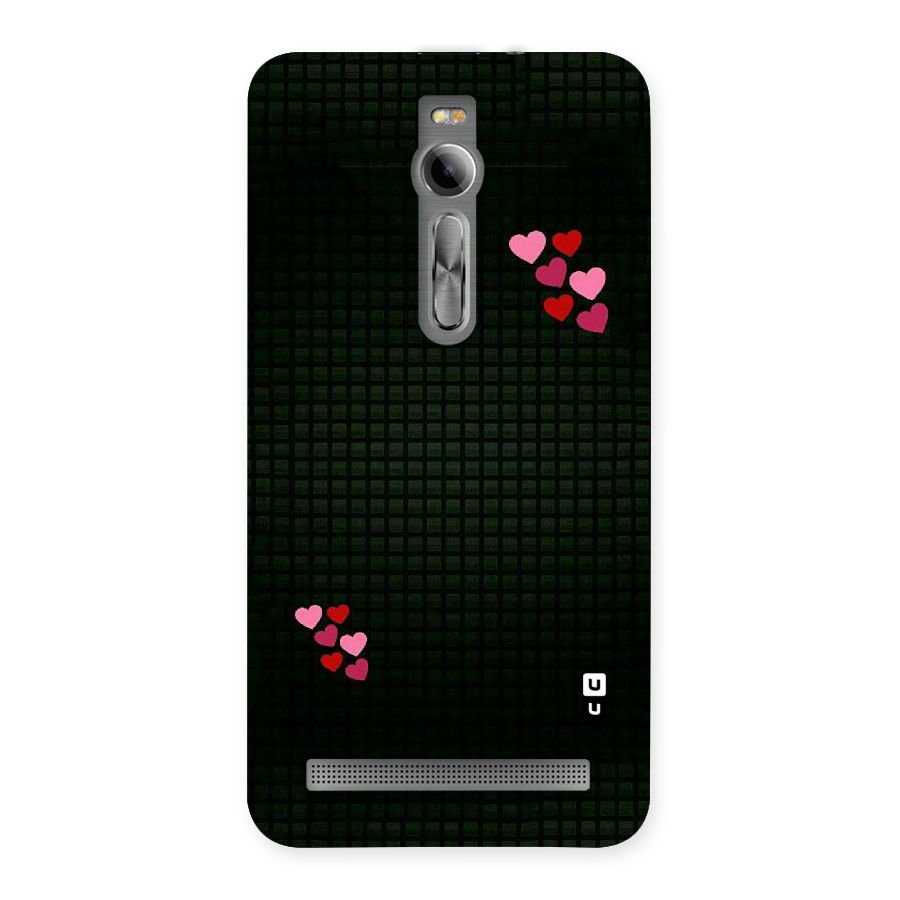 Square and Hearts Back Case for Asus Zenfone 2