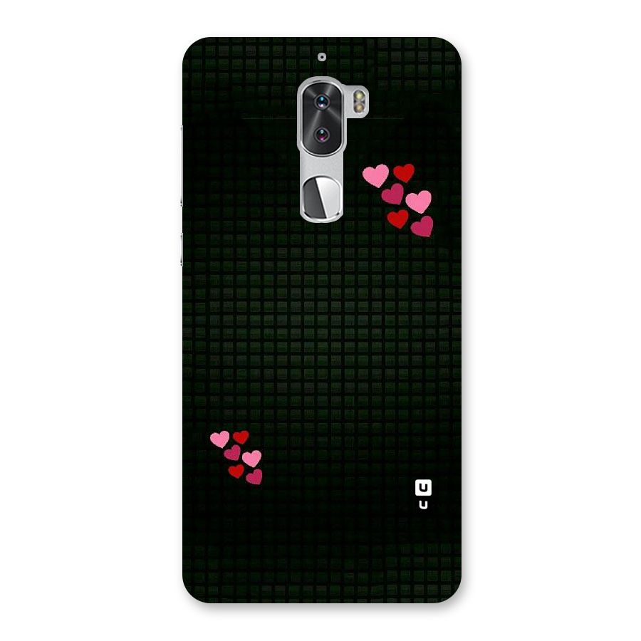 Square and Hearts Back Case for Coolpad Cool 1