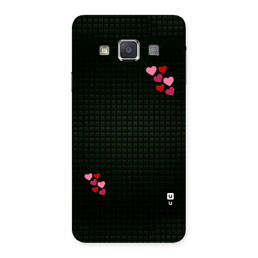 Square and Hearts Back Case for Galaxy A3