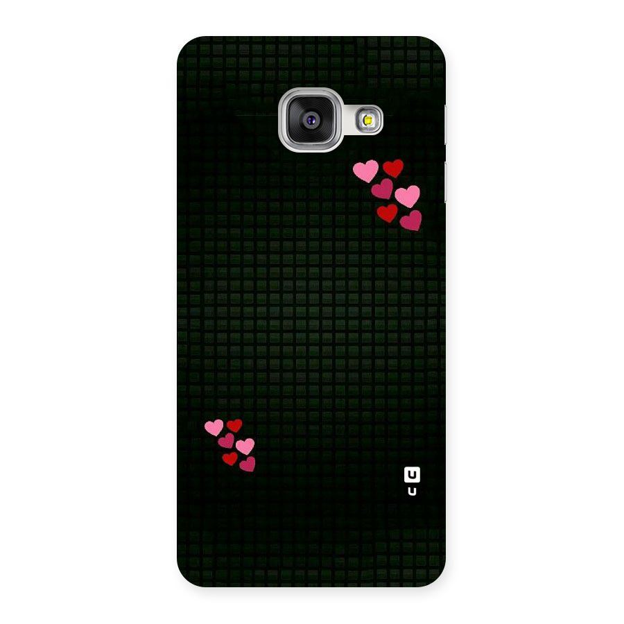 Square and Hearts Back Case for Galaxy A3 2016