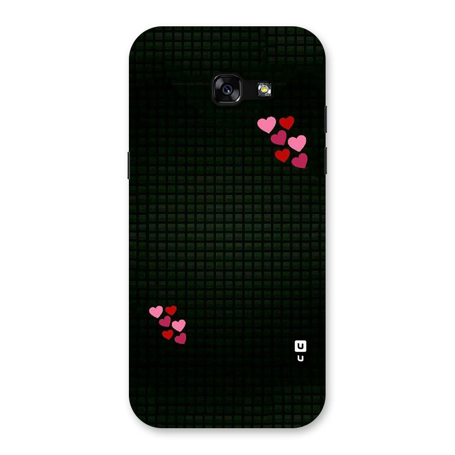 Square and Hearts Back Case for Galaxy A5 2017