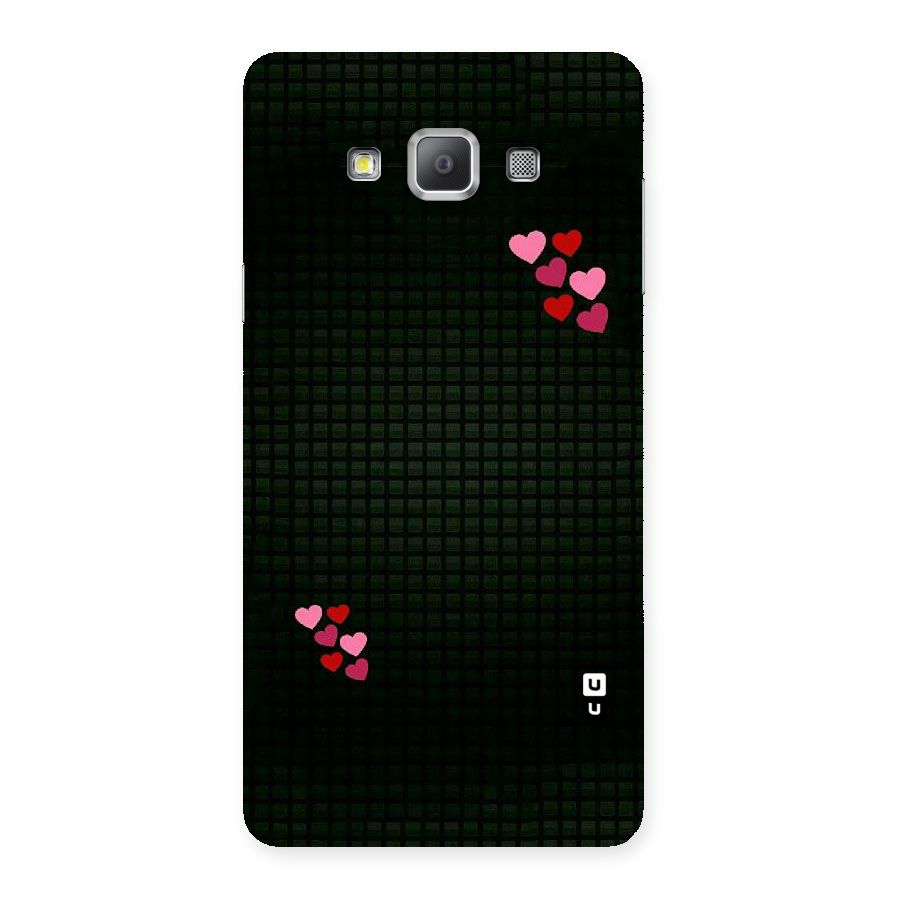 Square and Hearts Back Case for Galaxy A7