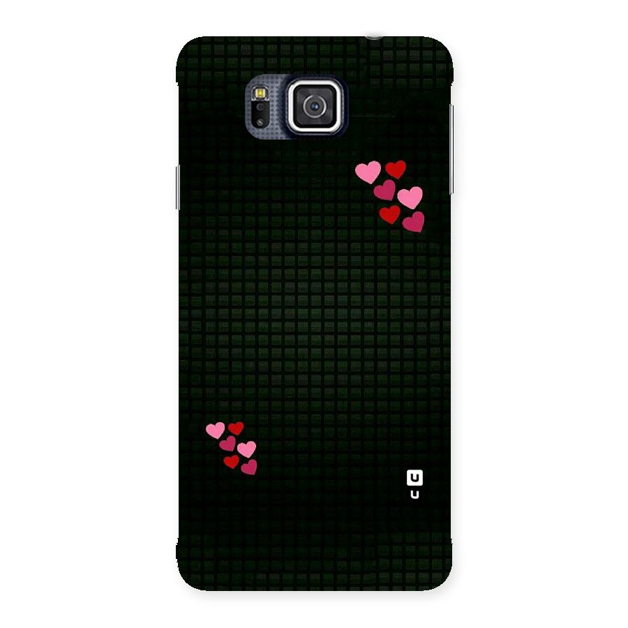 Square and Hearts Back Case for Galaxy Alpha