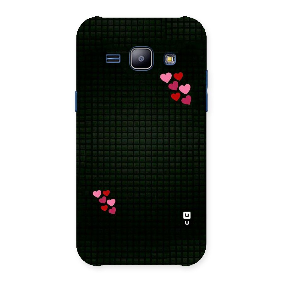 Square and Hearts Back Case for Galaxy J1