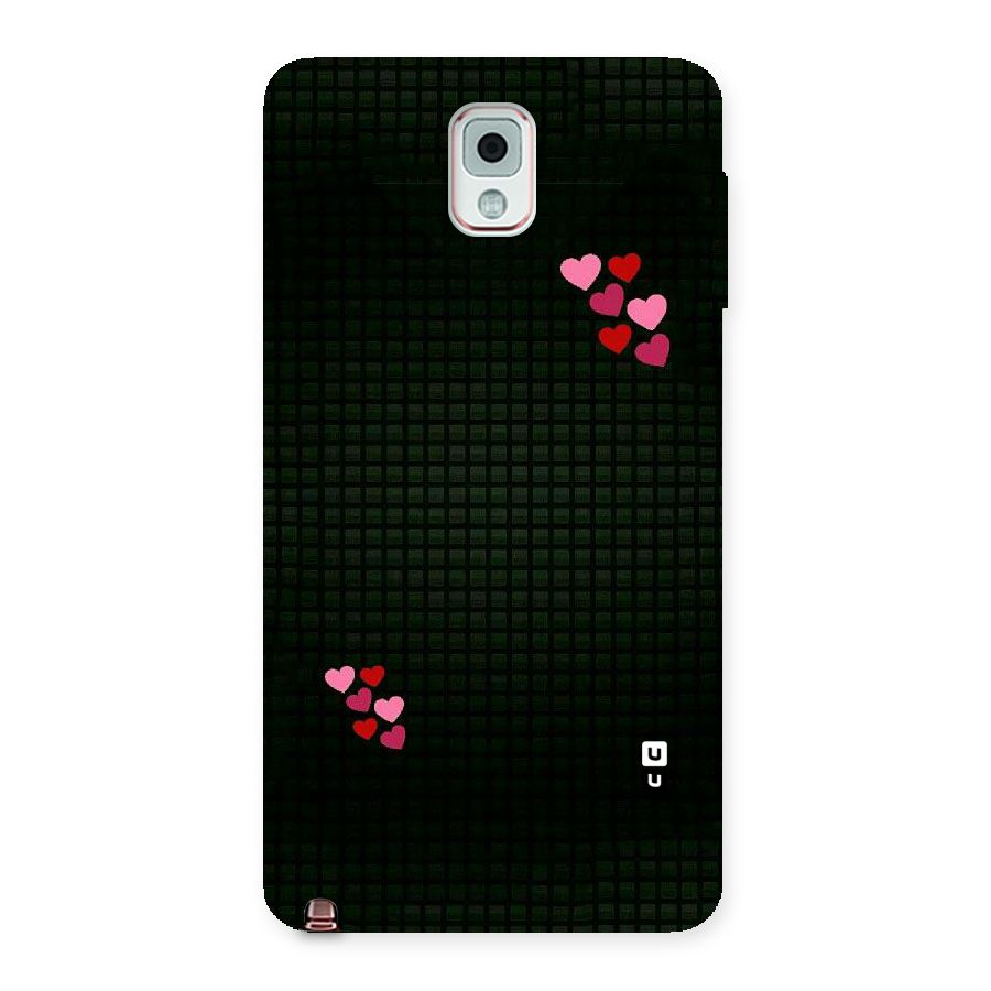Square and Hearts Back Case for Galaxy Note 3