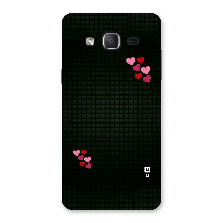 Square and Hearts Back Case for Galaxy On7 2015