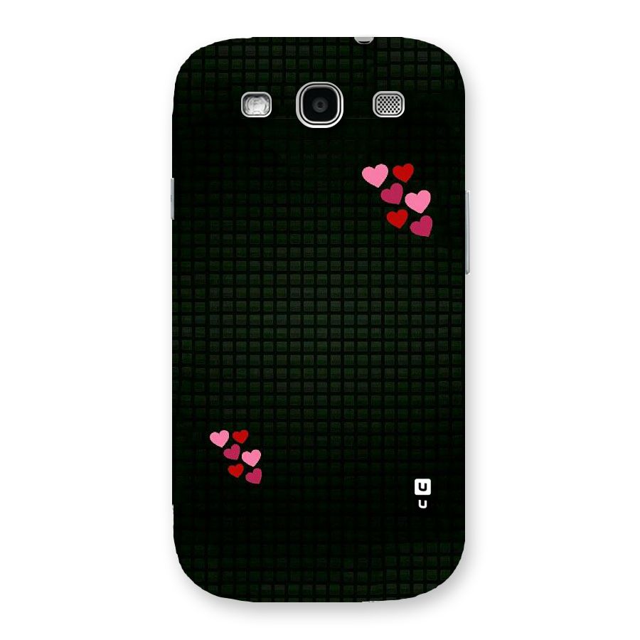 Square and Hearts Back Case for Galaxy S3