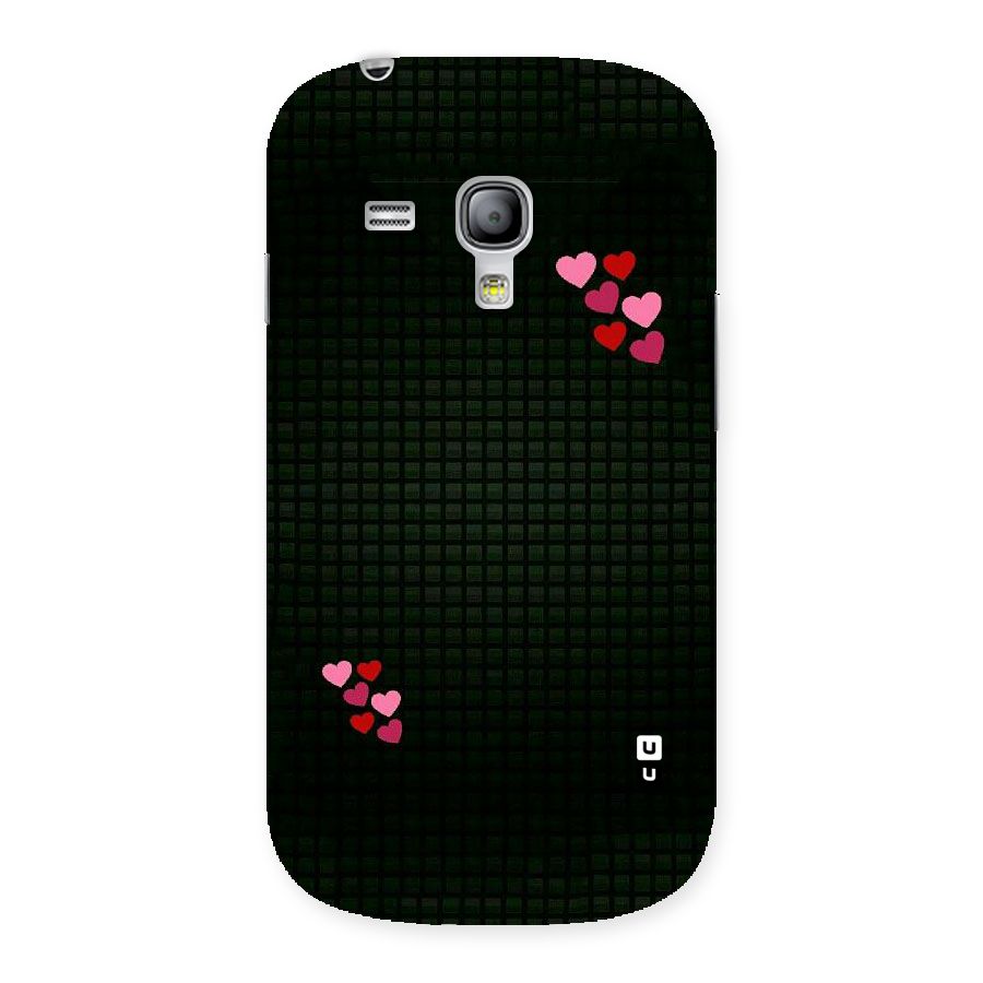 Square and Hearts Back Case for Galaxy S3 Mini