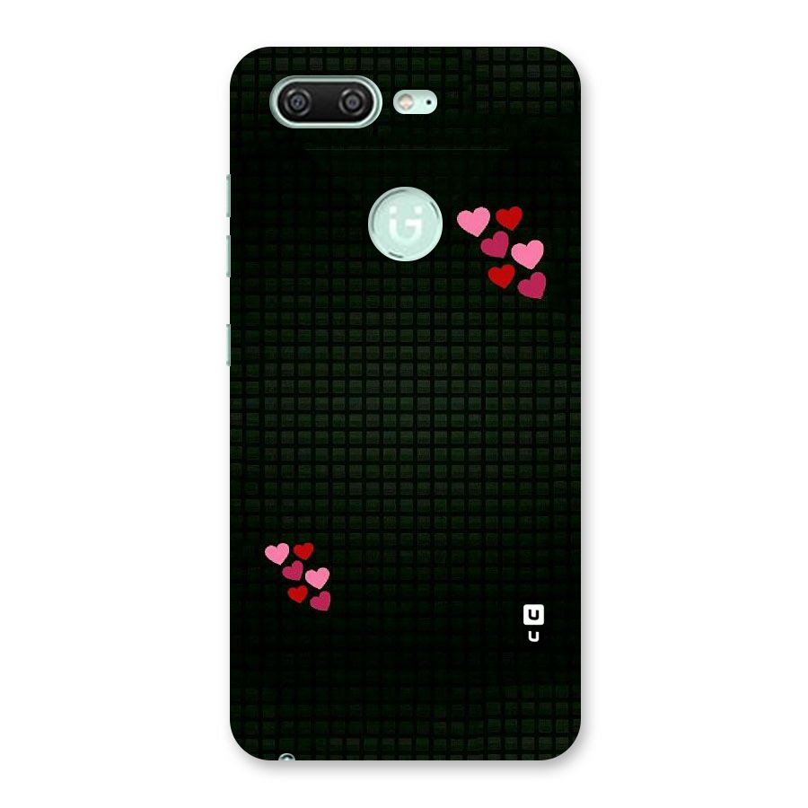 Square and Hearts Back Case for Gionee S10