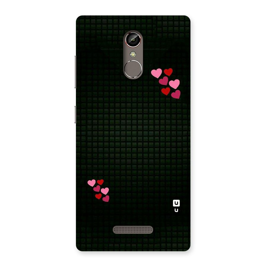 Square and Hearts Back Case for Gionee S6s