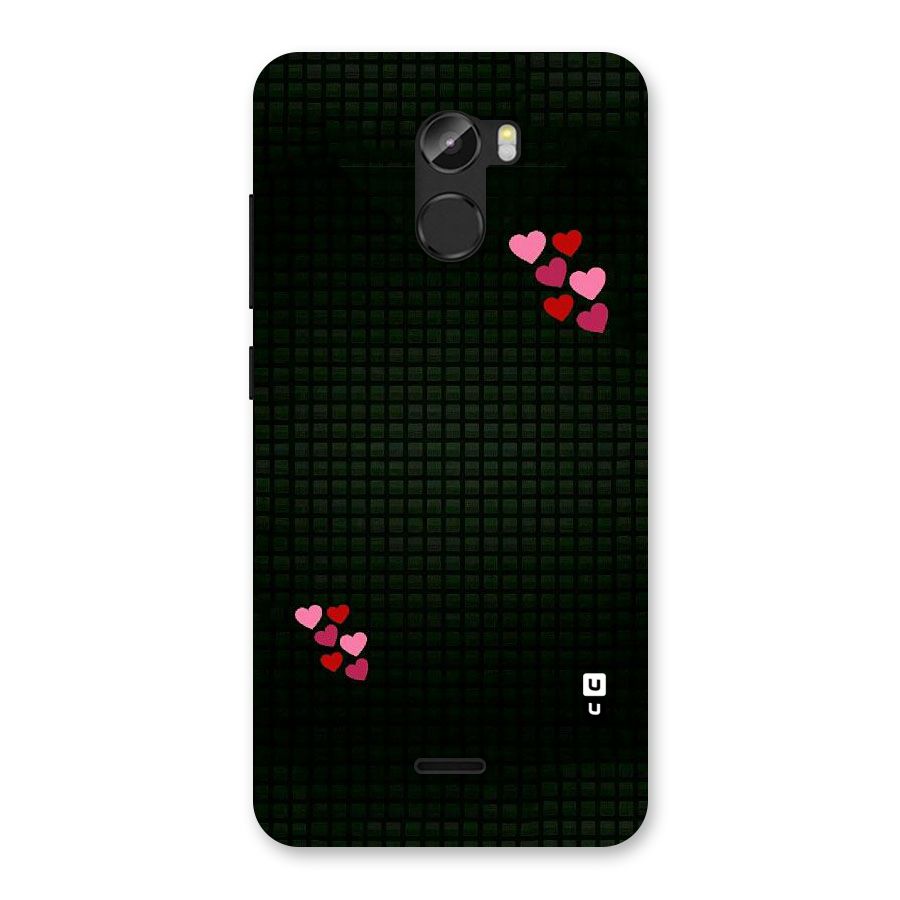 Square and Hearts Back Case for Gionee X1