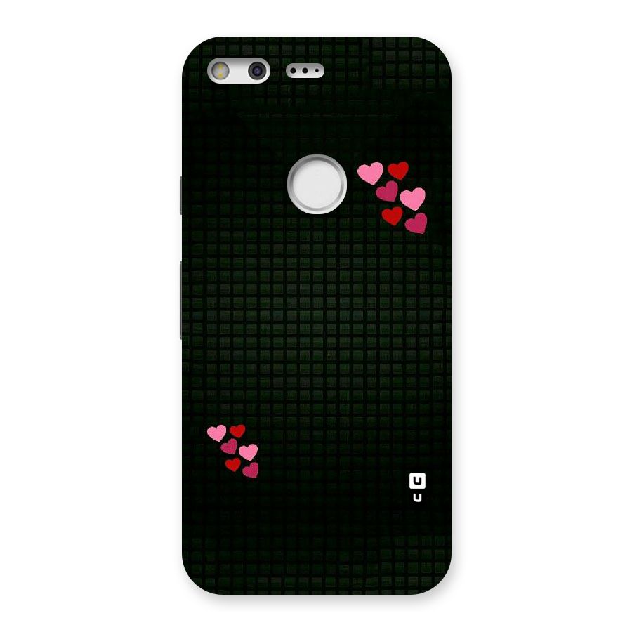 Square and Hearts Back Case for Google Pixel