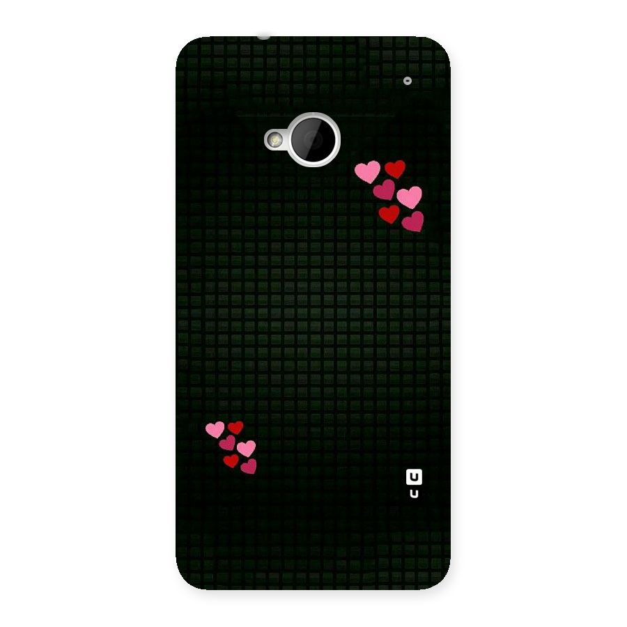 Square and Hearts Back Case for HTC One M7
