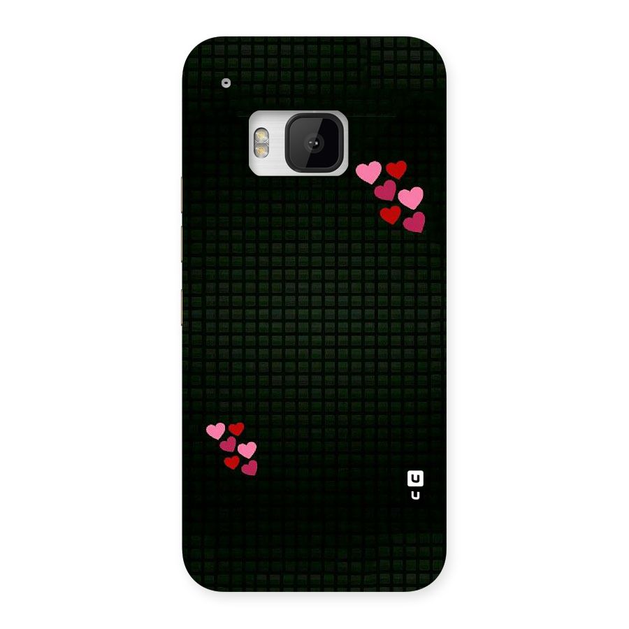 Square and Hearts Back Case for HTC One M9