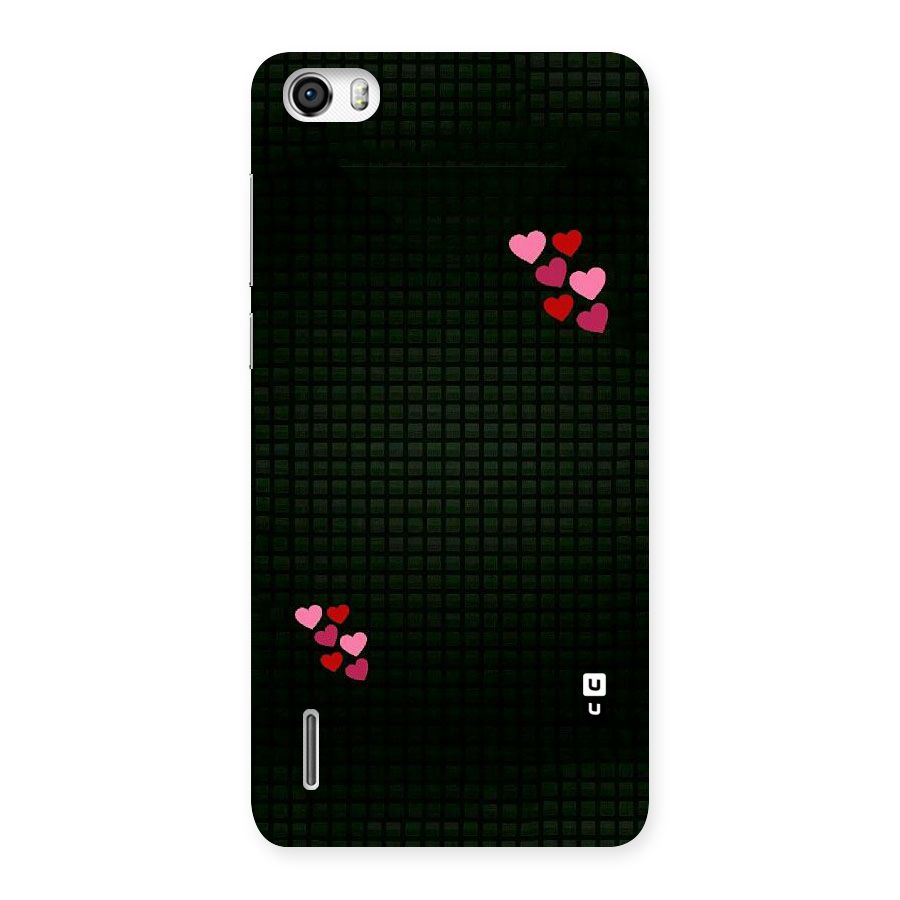 Square and Hearts Back Case for Honor 6