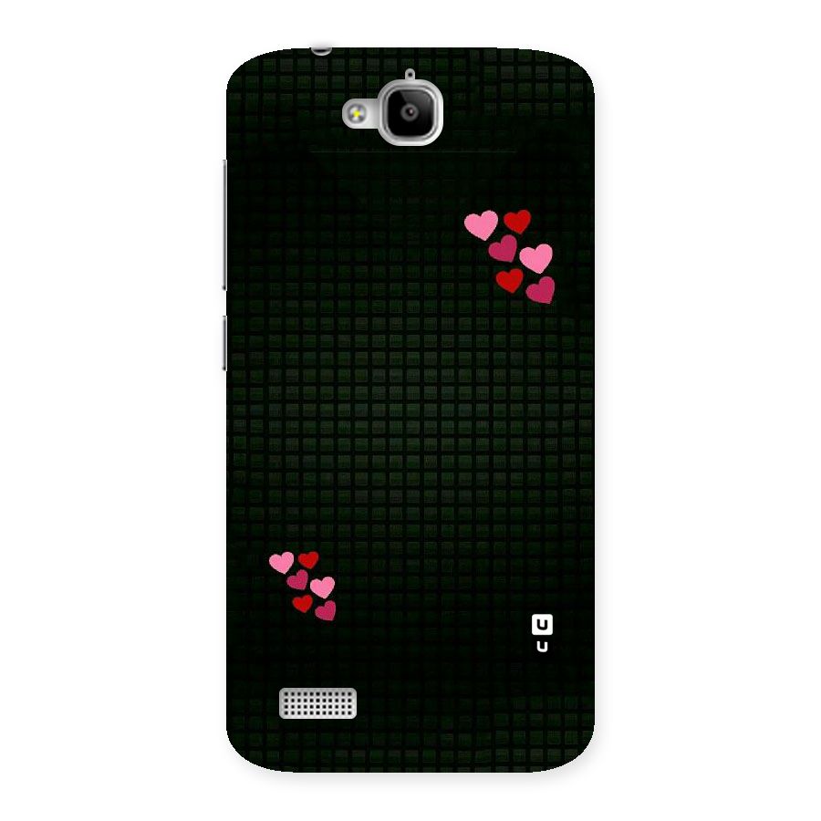 Square and Hearts Back Case for Honor Holly
