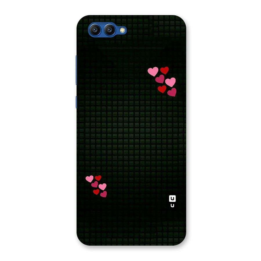 Square and Hearts Back Case for Honor View 10
