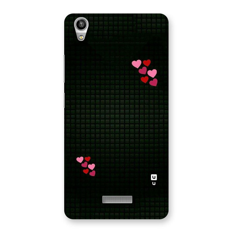 Square and Hearts Back Case for Lava-Pixel-V1