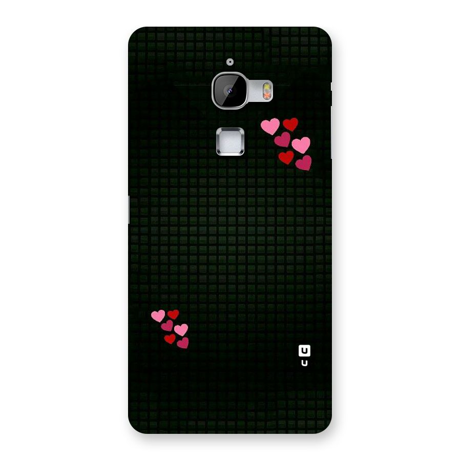 Square and Hearts Back Case for LeTv Le Max