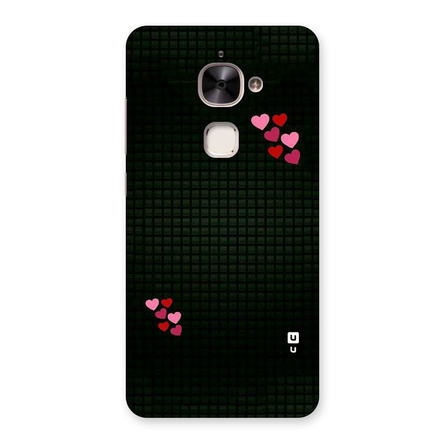Square and Hearts Back Case for Le 2