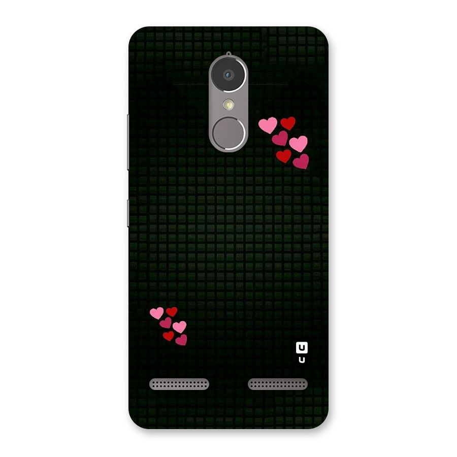 Square and Hearts Back Case for Lenovo K6 Power
