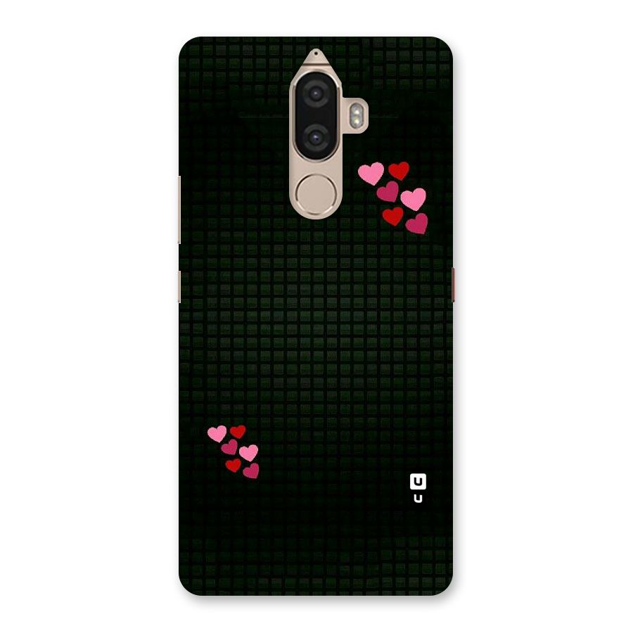 Square and Hearts Back Case for Lenovo K8 Note