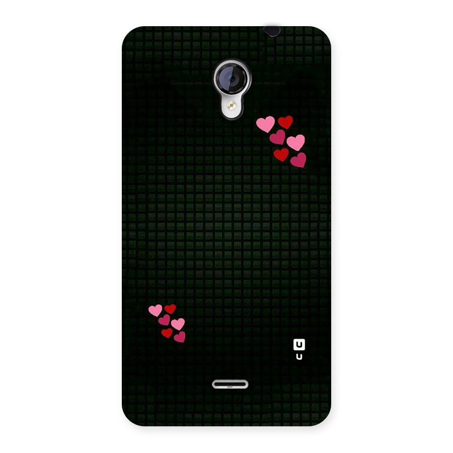 Square and Hearts Back Case for Micromax Unite 2 A106
